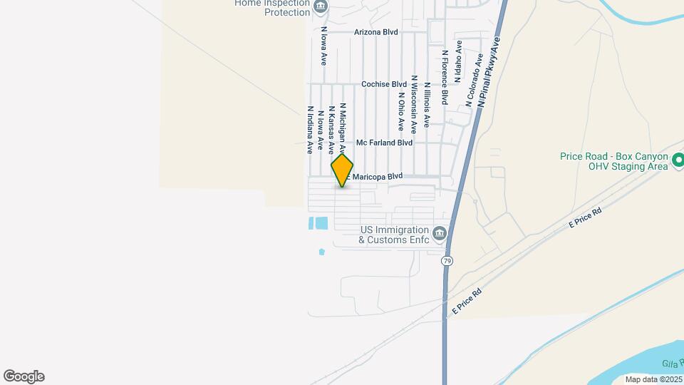 210 E Mesa Dr Mapa y Detalles de la Ubicación