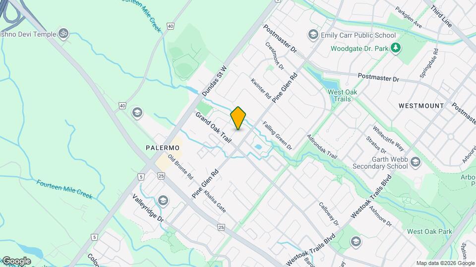 2347 Quetico Cres Map and Location Details