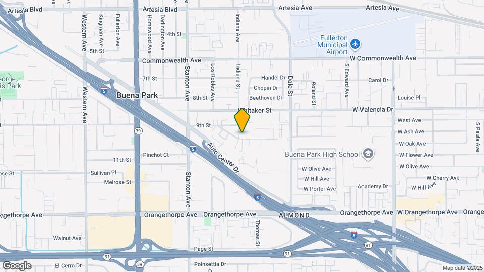 6632 Indiana St Map and Location Details