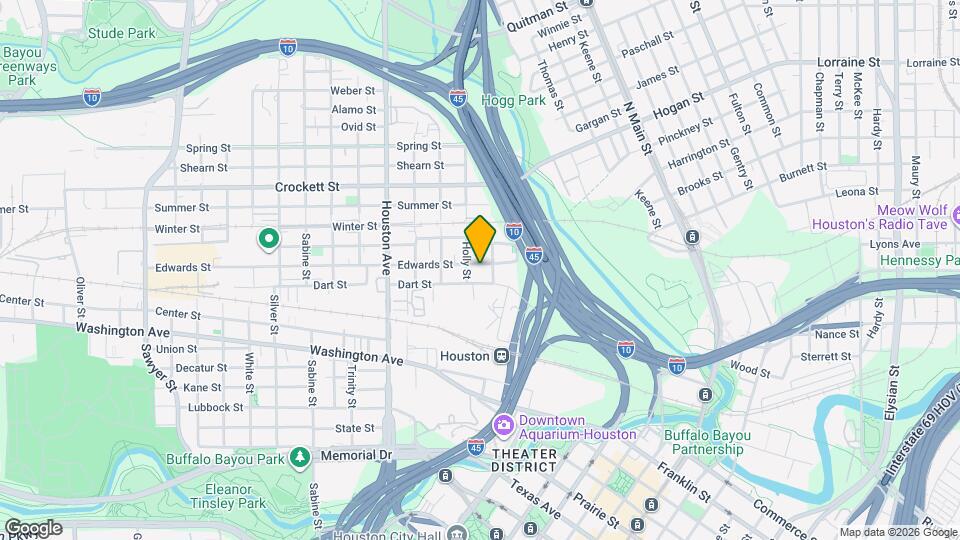 1111 Edwards St Map and Location Details