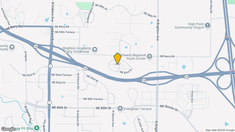 8334 N Kensington Ave Map and Location Details