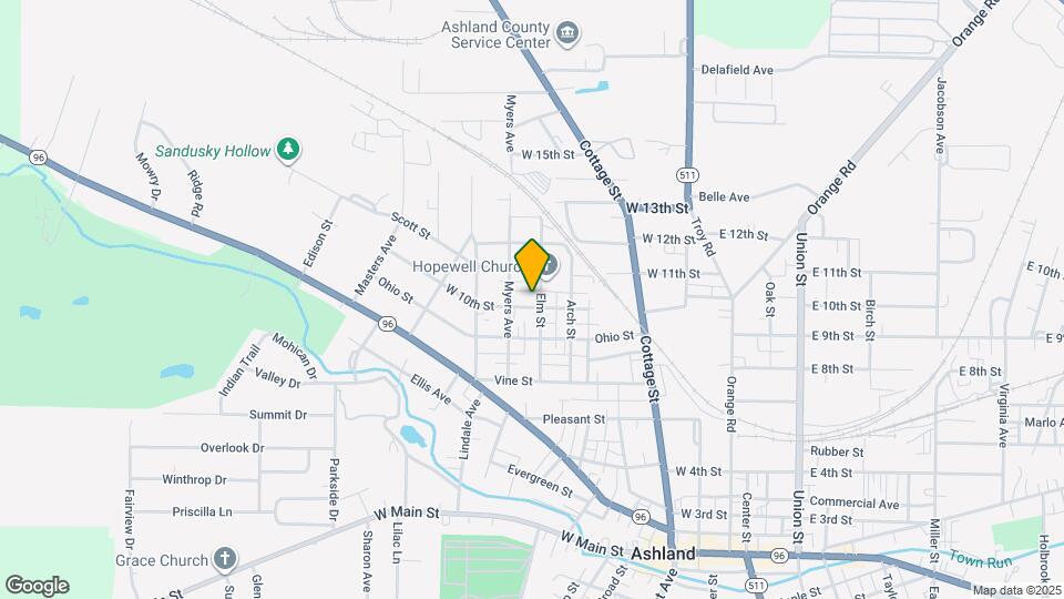 506 W 10th St Map and Location Details