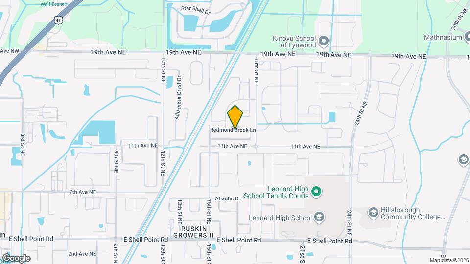 1609 Redmond Brook Ln Mapa y Detalles de la Ubicación