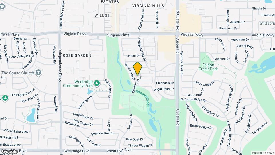 608 Regency Trail Map and Location Details
