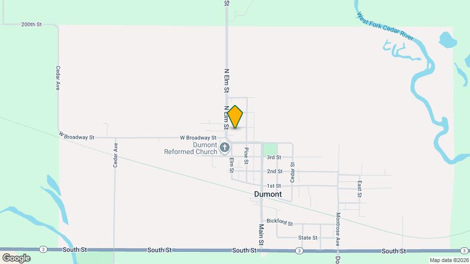 821 Willow St Map and Location Details