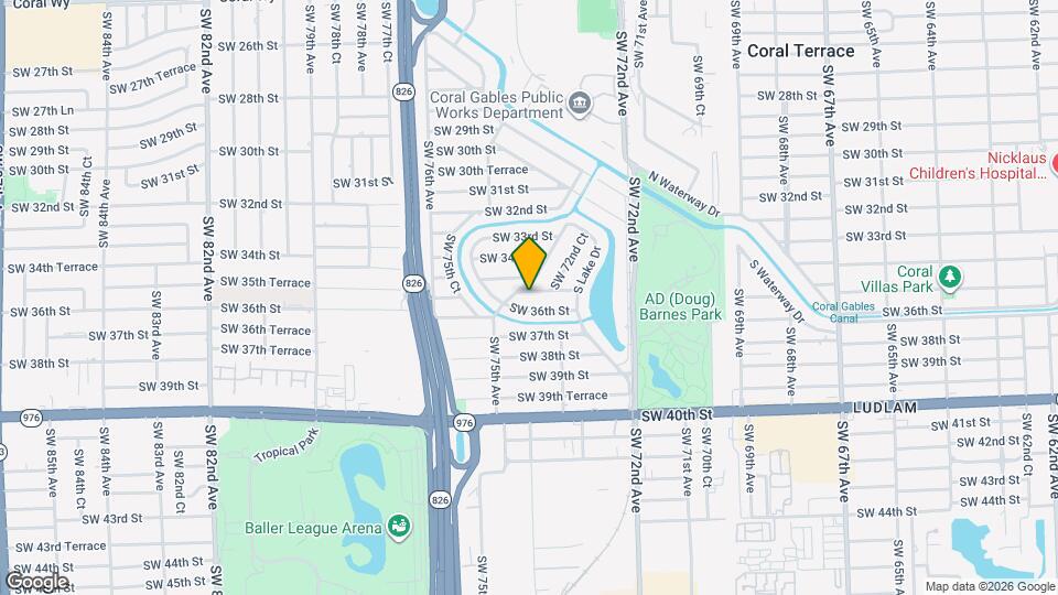 7380 SW 35th St Map and Location Details