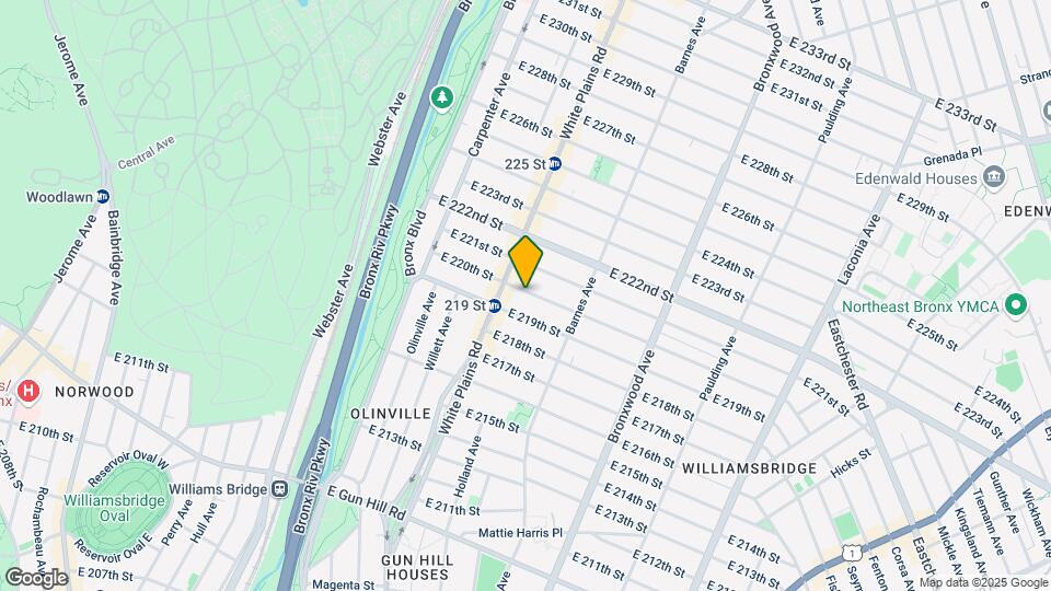 722 E 220th St Map and Location Details