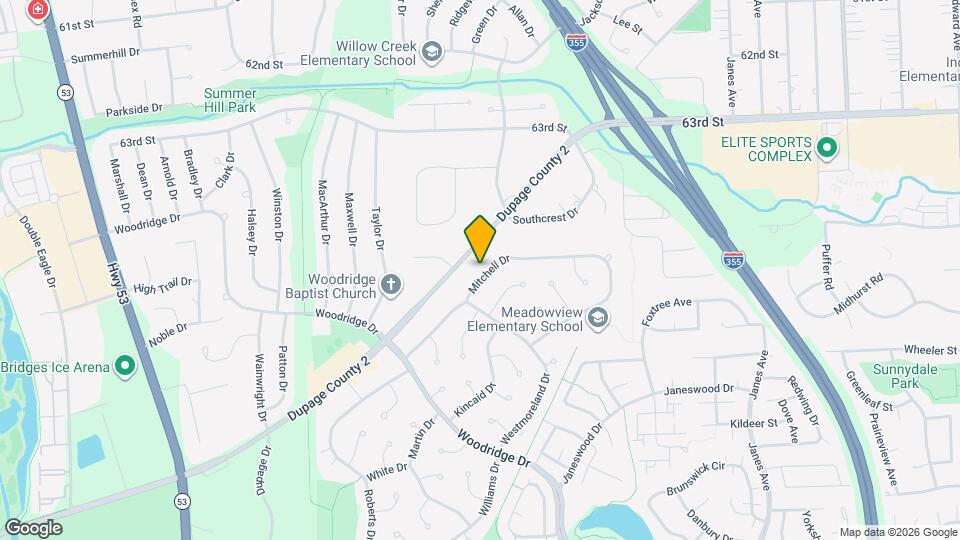 2700 Mitchell Dr Map and Location Details