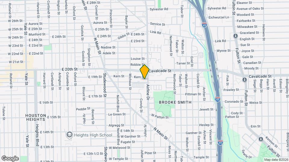 1717 Airline Dr Map and Location Details