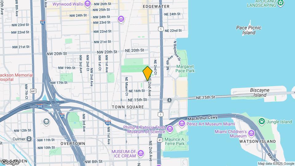1652 NE 2nd Ave, Unit 1622 Mapa y Detalles de la Ubicación
