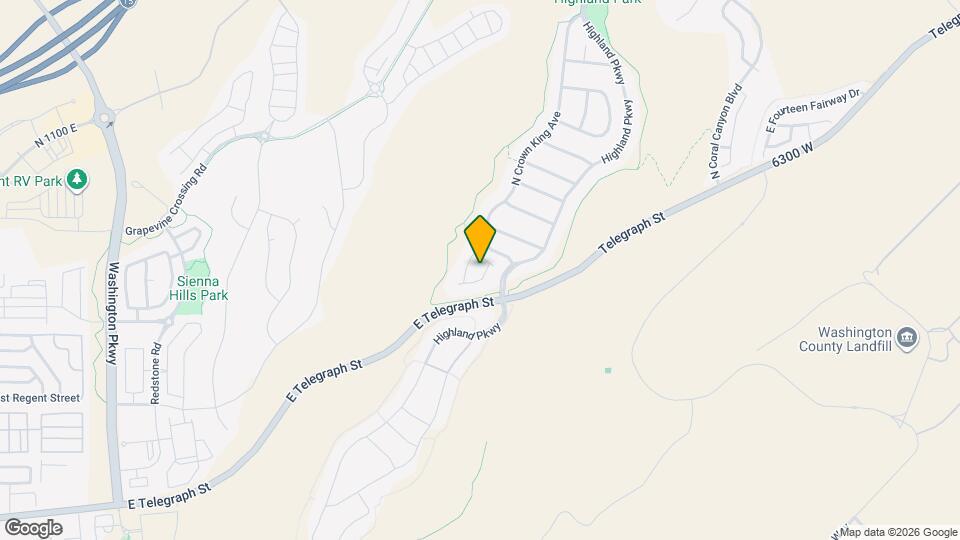 2445 E White Horse Dr Map and Location Details
