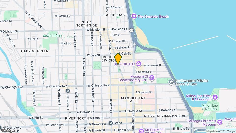 54 E Chestnut St Mapa y Detalles de la Ubicación