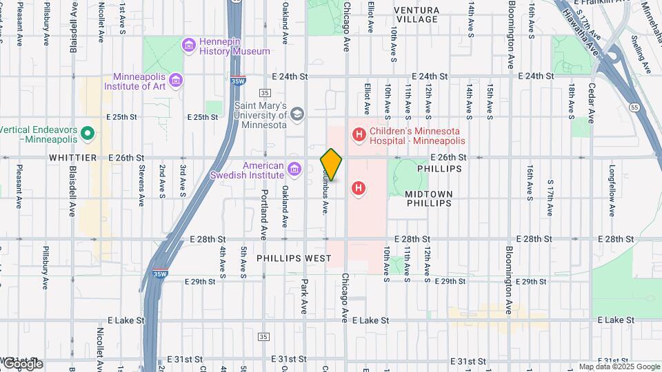 2631 Columbus Ave Map and Location Details