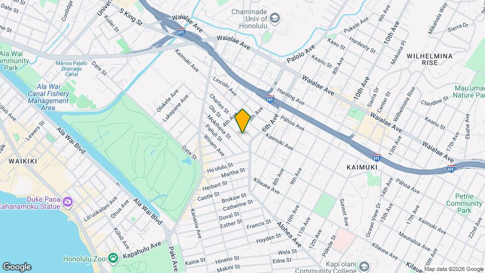 3260 Olu St Mapa y Detalles de la Ubicación