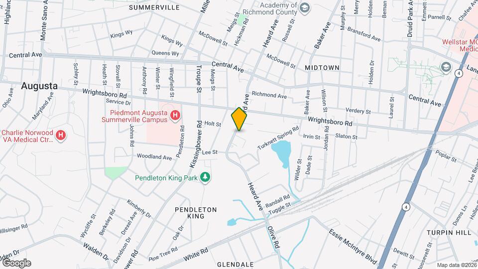 1432 Heard Ave Map and Location Details