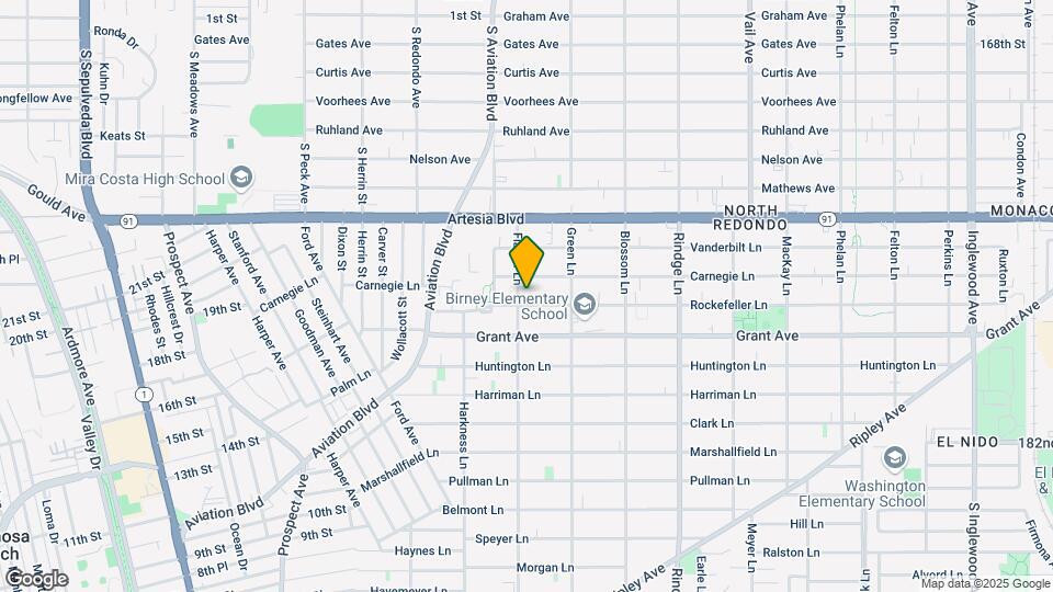 1903 Rockefeller Ln Mapa y Detalles de la Ubicación