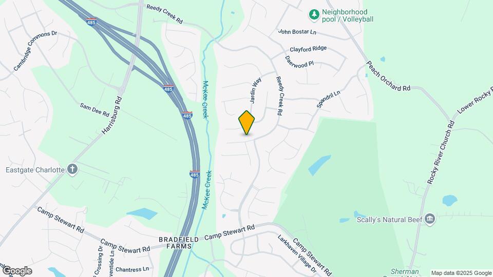 6647 Reedy Creek Rd Map and Location Details