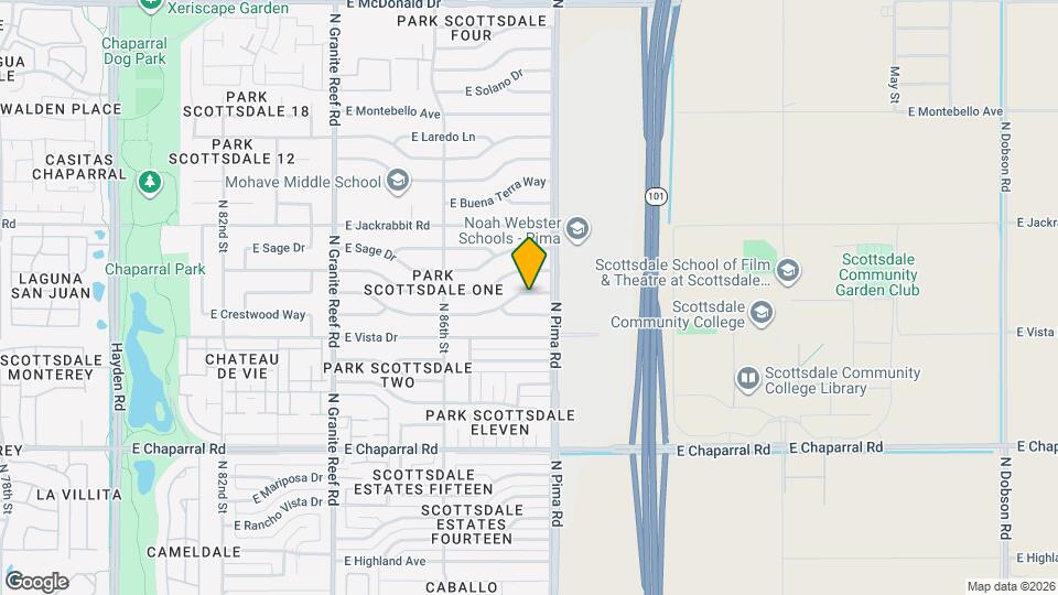 8737 E Plaza Ave Map and Location Details
