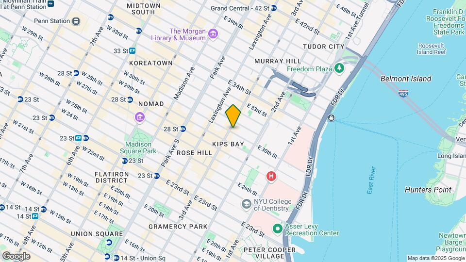 201 E 30th Mapa y Detalles de la Ubicación