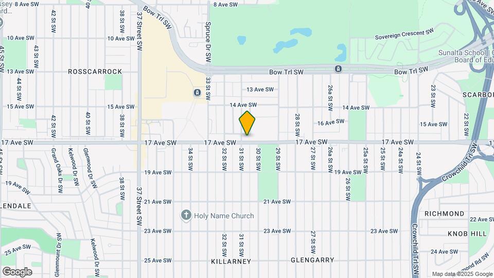 3112 17 Ave SW Map and Location Details
