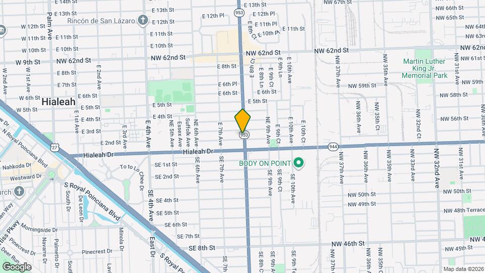120 E 8th Ave Map and Location Details