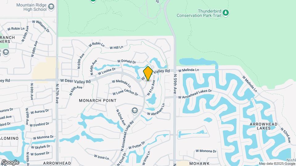 21721 N 61st Dr Mapa y Detalles de la Ubicación