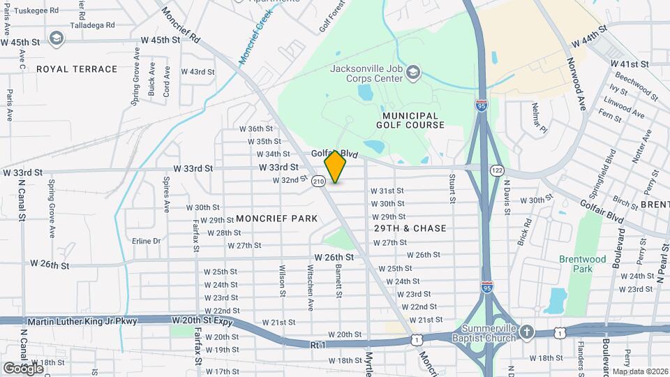 1415 W 31st St Map and Location Details