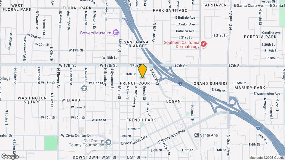 1516 N French St Map and Location Details