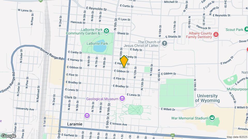 1011 E Gibbon St Mapa y Detalles de la Ubicación