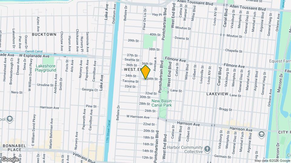 6468 Avenue B Map and Location Details