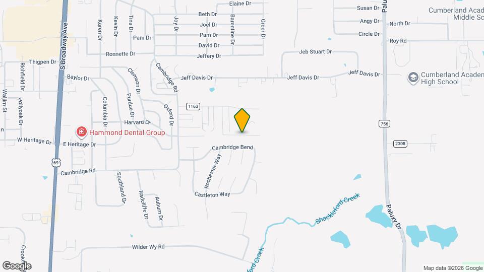 8439 Garrett Dr Map and Location Details