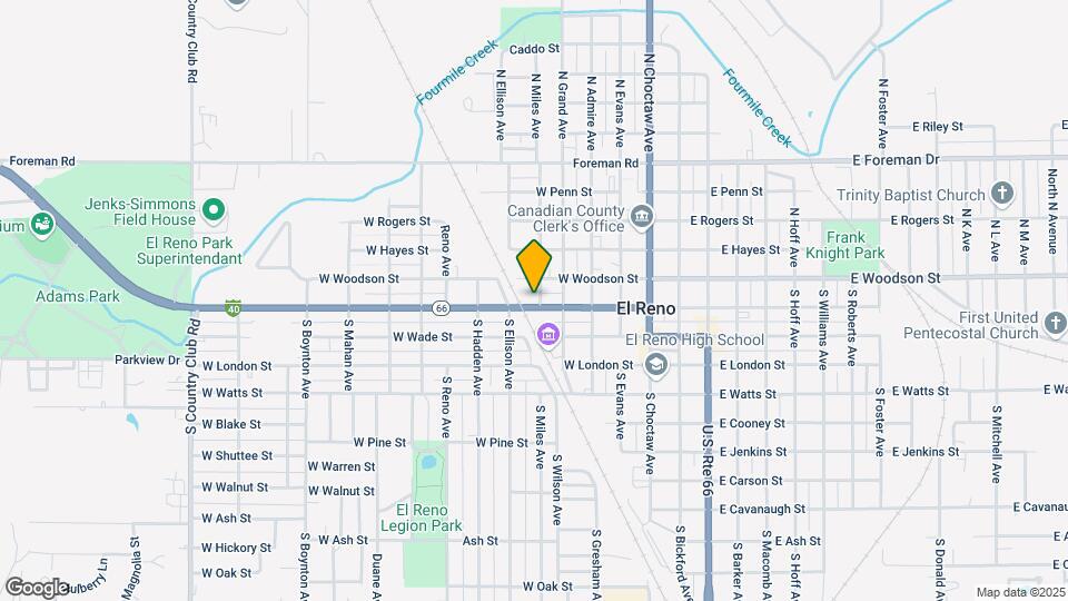 118 S Miles Ave Map and Location Details