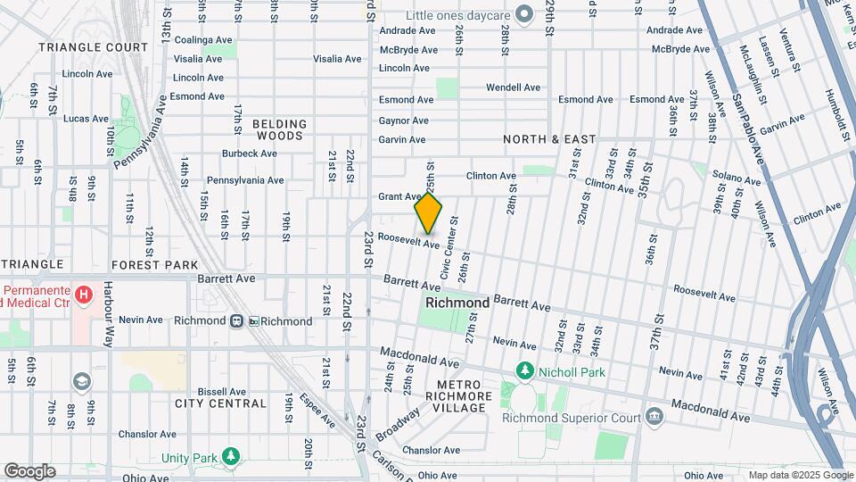 2419-2421 Roosevelt Ave Mapa y Detalles de la Ubicación