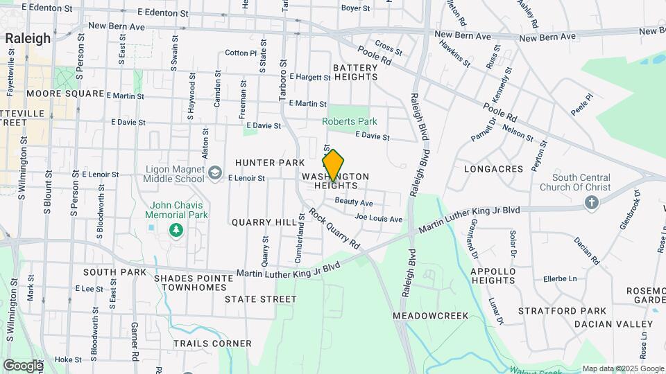 1324 E Lenoir St Mapa y Detalles de la Ubicación