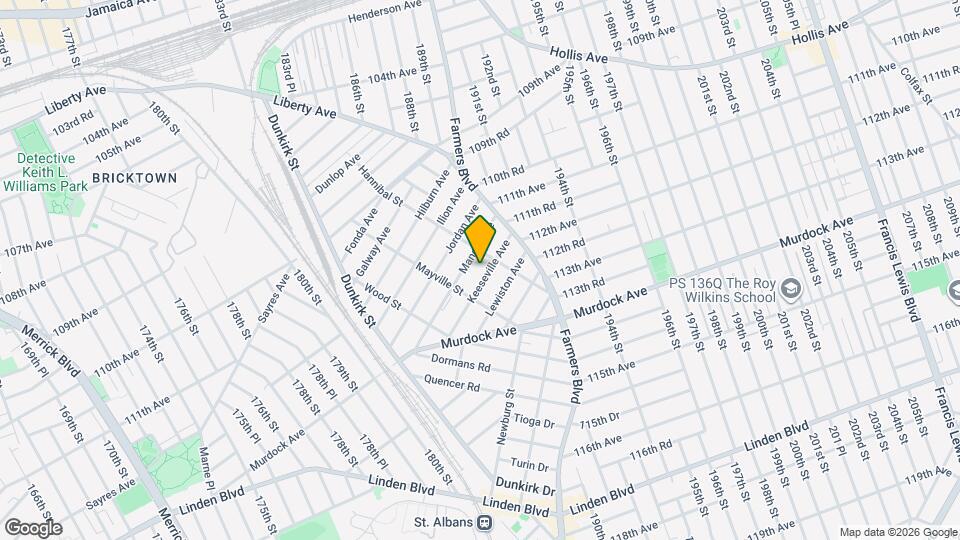 188-33 Keeseville Ave Map and Location Details