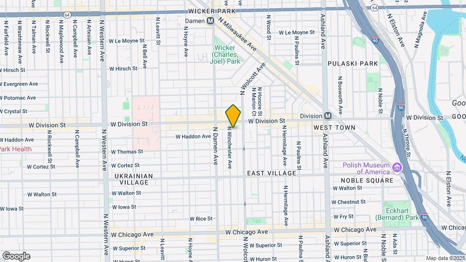 1141 N Winchester Ave Mapa y Detalles de la Ubicación