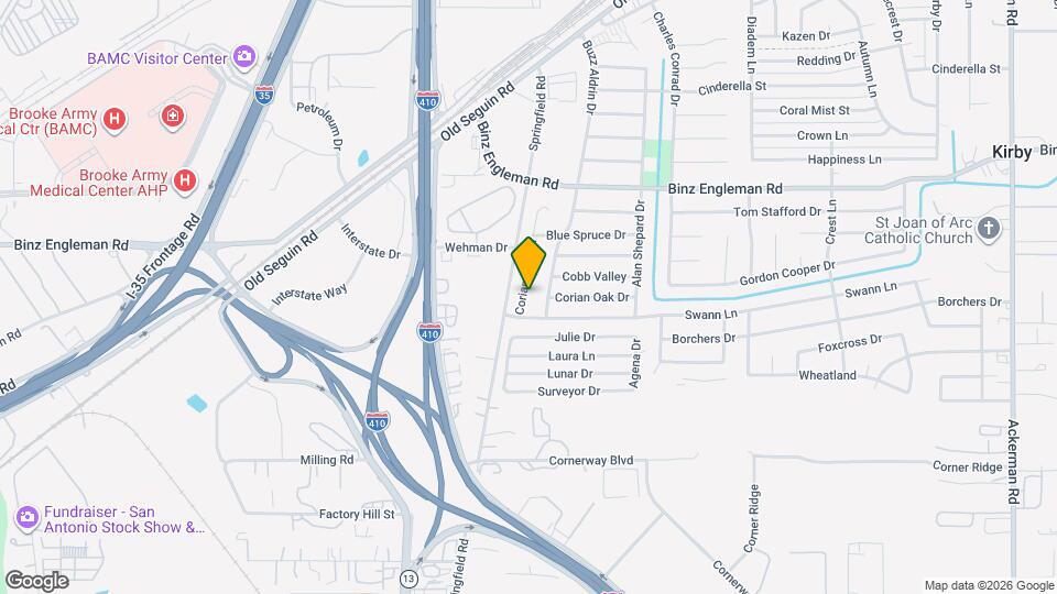 2514 Corian Glen Dr Map and Location Details