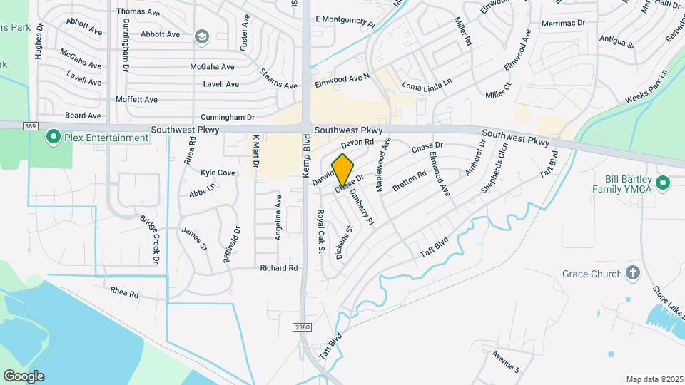 2711 Chase Dr Mapa y Detalles de la Ubicación