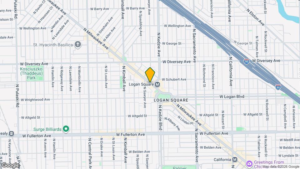 2642 N Milwaukee Ave, Unit 2640-2 Mapa y Detalles de la Ubicación