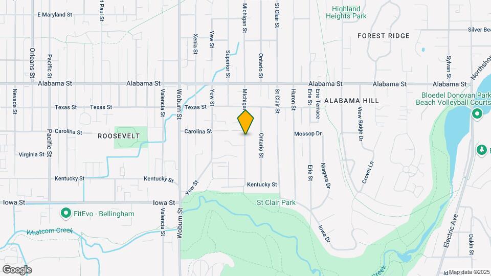 2212 Michigan St Map and Location Details