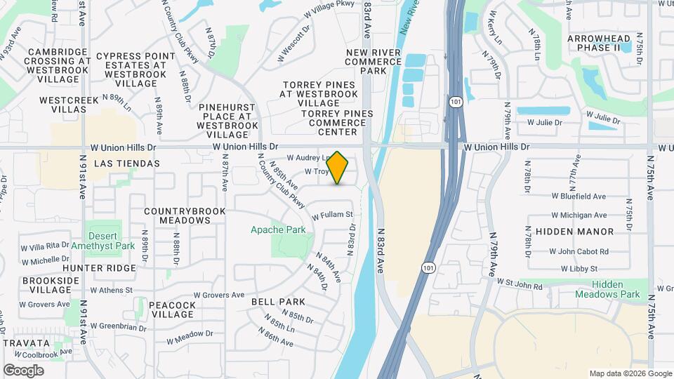 8359 W Bluefield Ave Mapa y Detalles de la Ubicación