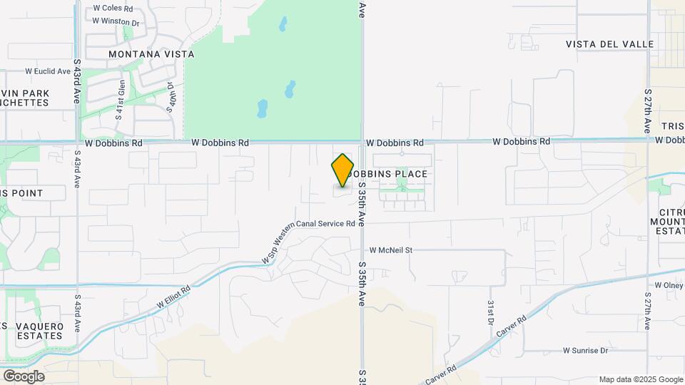 3526 W Monte Way Map and Location Details