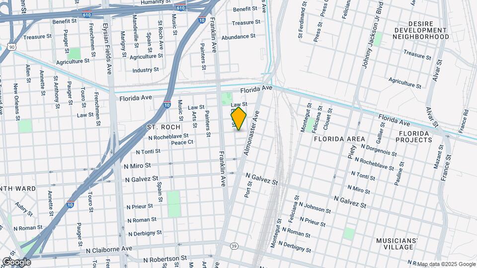 2810 N Rocheblave St Map and Location Details