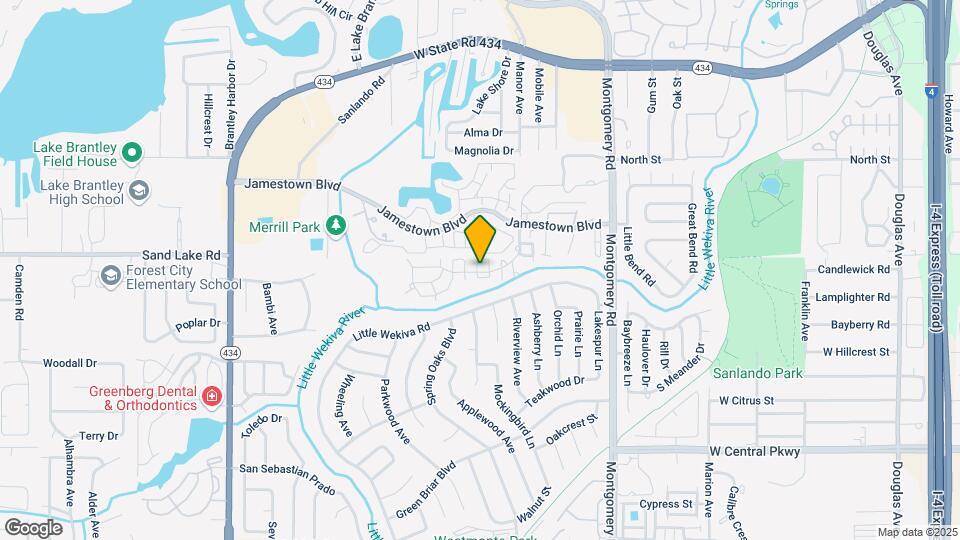 625 Greencove Terrace Map and Location Details