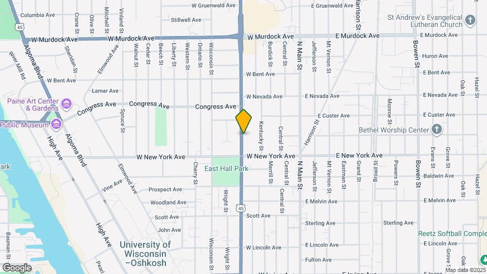 1236 Jackson St Map and Location Details