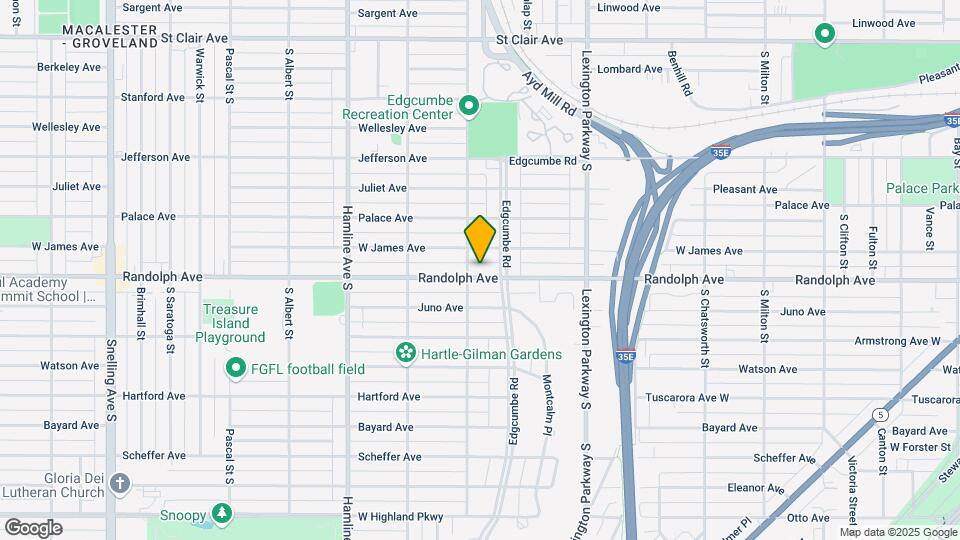 1211 Randolph Ave Mapa y Detalles de la Ubicación