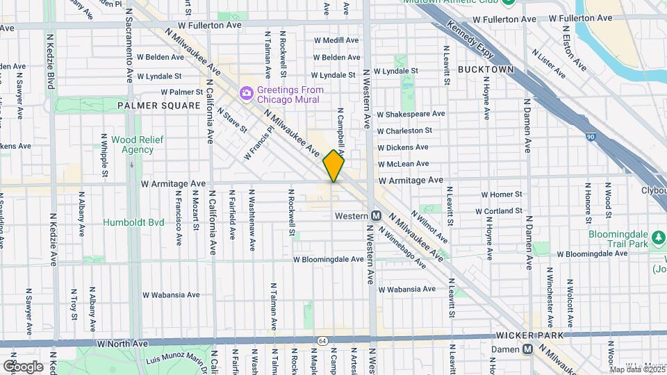 2459 Armitage Mixed Use Retail + Apartments Map and Location Details