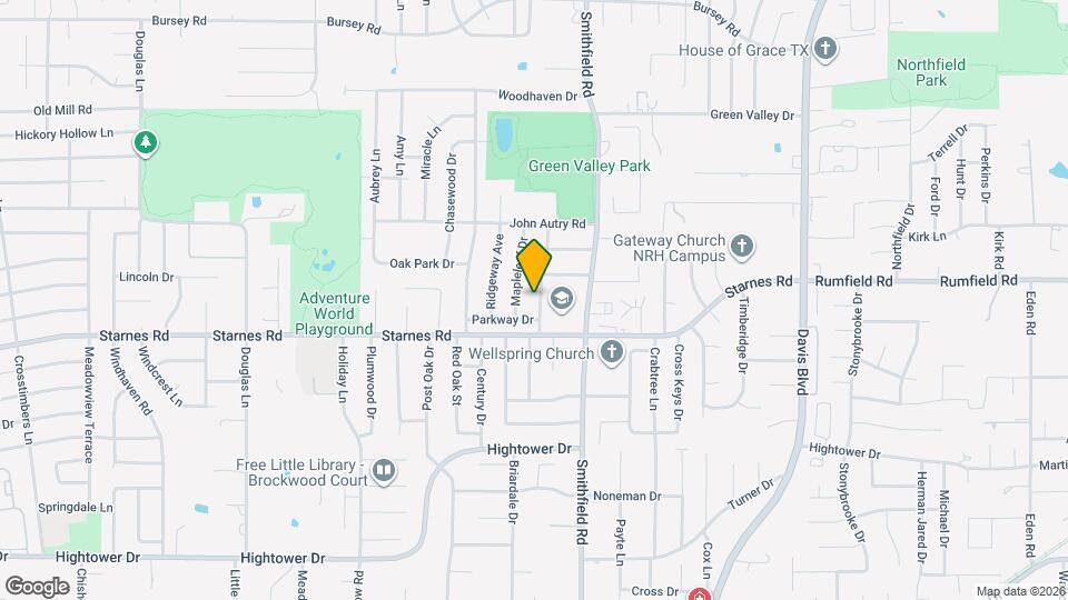 7517 Oak Ridge Dr Map and Location Details