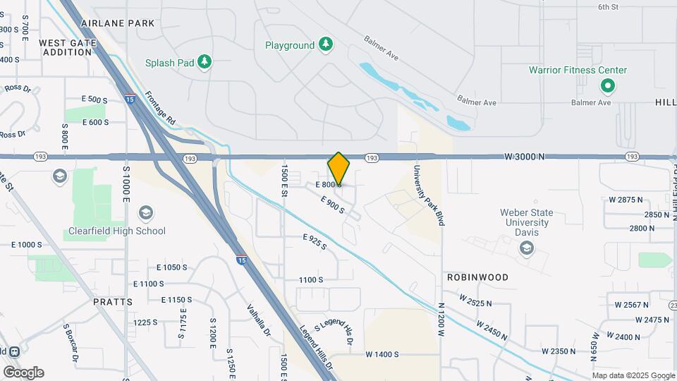 1634 E 800 S Map and Location Details