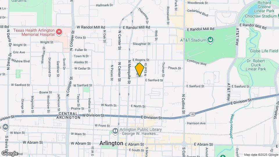 509 N Elm St Map and Location Details